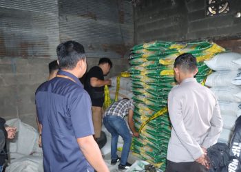 Polres HST Ungkap Kasus Beras Oplosan Bermerek Bulog SPHP, 200 Karung Diamankan