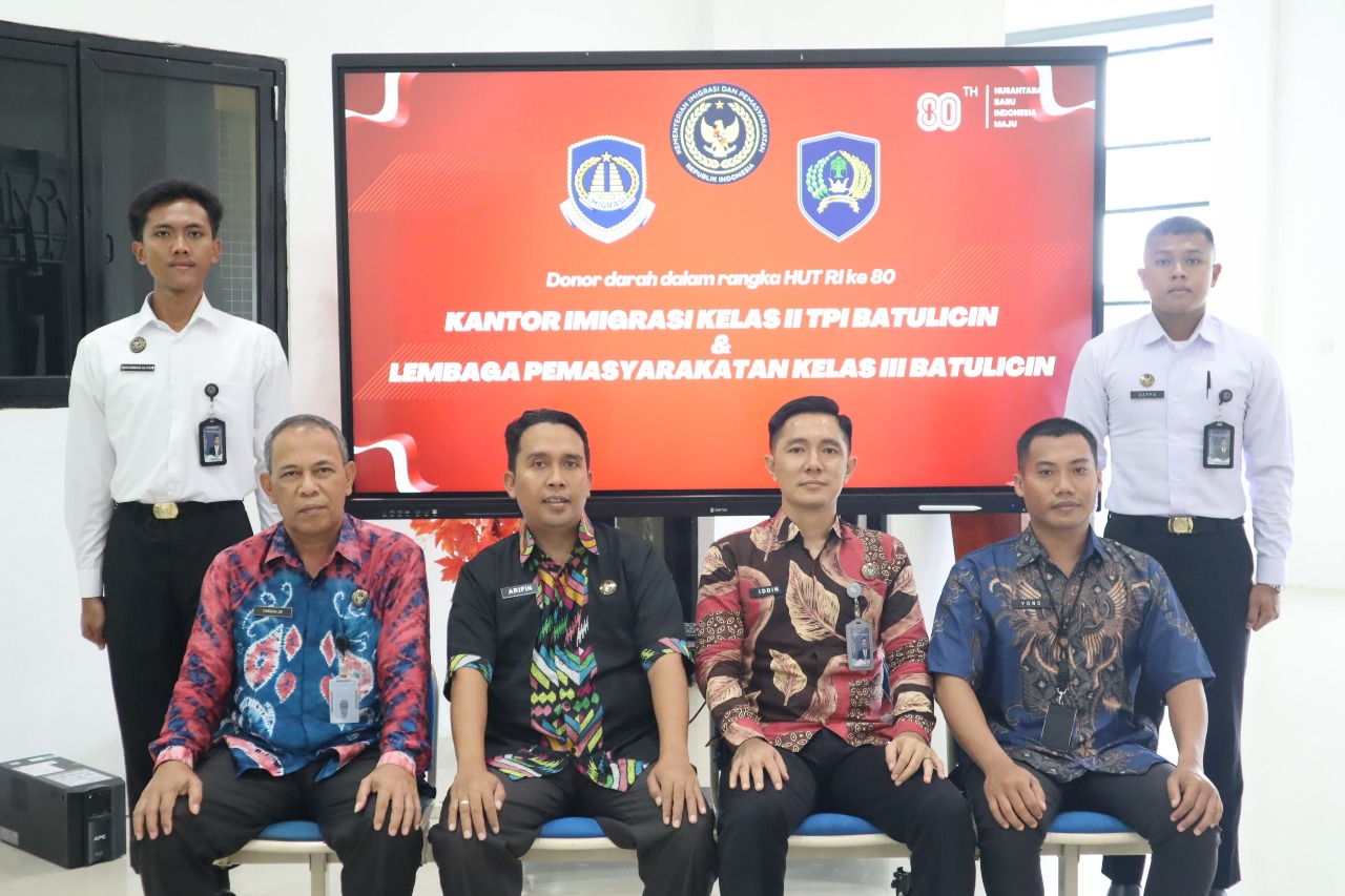 Lapas dan Kanim Batulicin Gelar Donor Darah, PMI Harap Jadi Agenda Rutin
