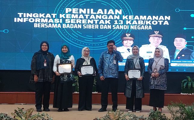 Diskominfosp Tanah Bumbu Sukses Amankan Data, Masuk Tiga Besar Penilaian BSSN