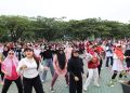 Senam Ceria dan Gema Cermat Warnai Peringatan HUT RI ke-80 di Tapin