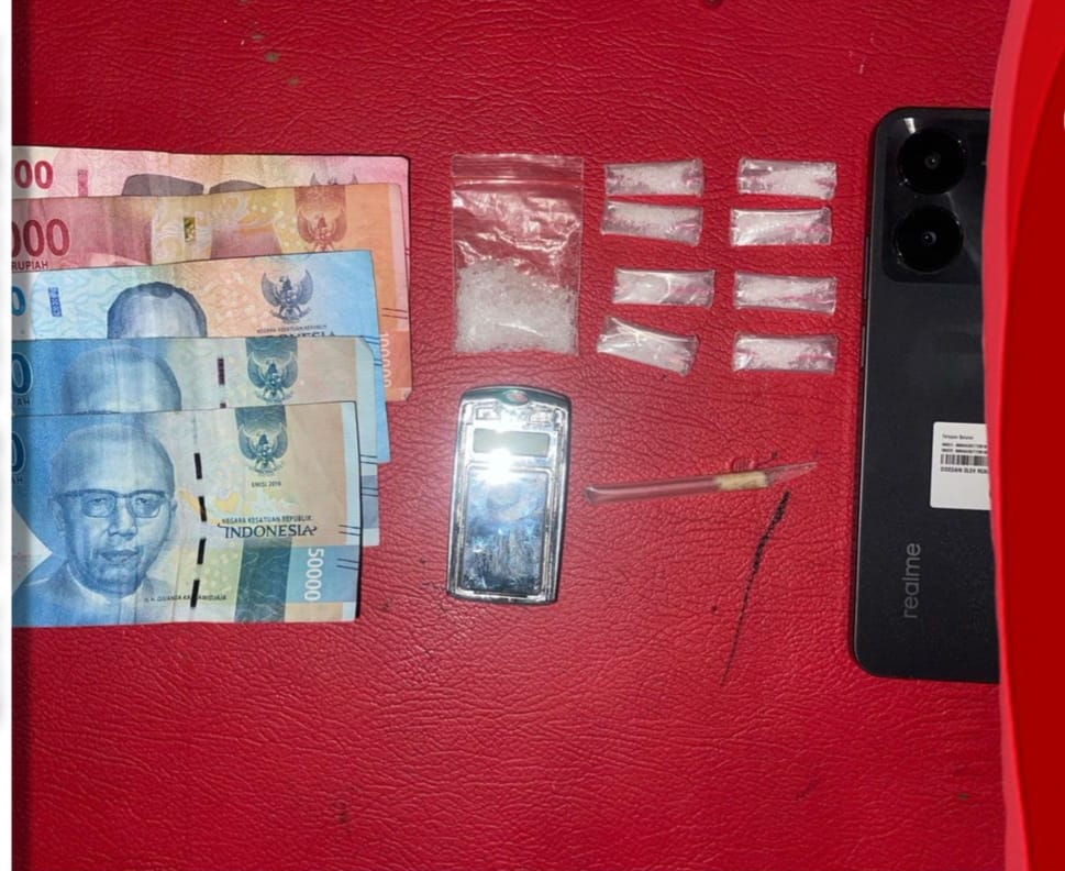 Polres Hulu Sungai Tengah Bongkar Peredaran Sabu di Kambat Selatan, Seorang Warga Diamankan