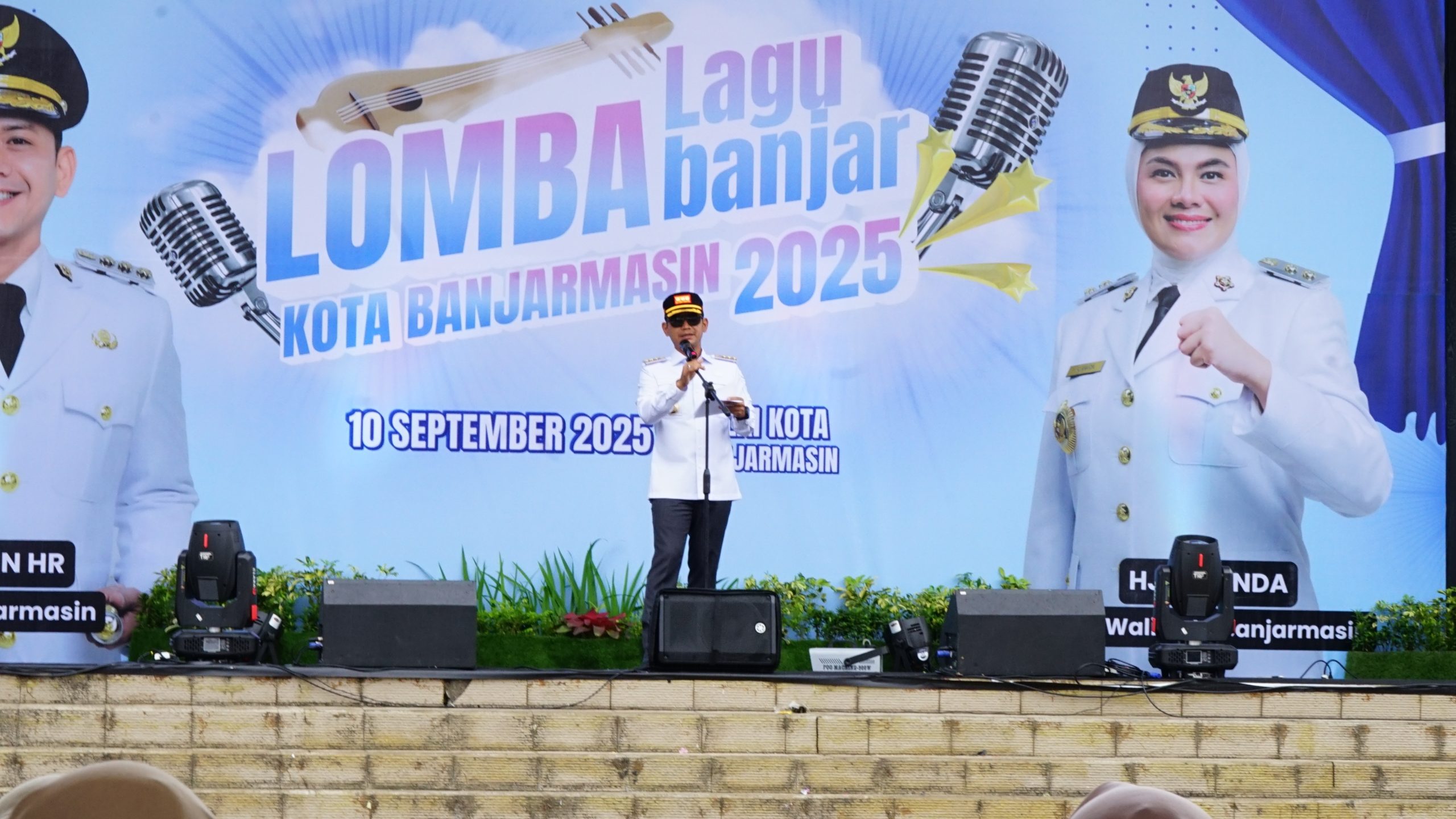 Gen Z Ramaikan Lomba Menyanyi Lagu Banjar di Panggung Siring Balai Kota