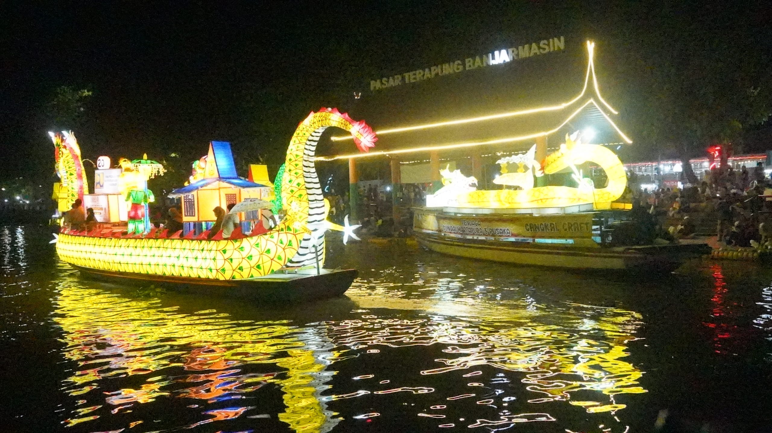 Festival Jukung Hias Tanglong Semarakkan Hari Jadi ke-499 Kota Banjarmasin