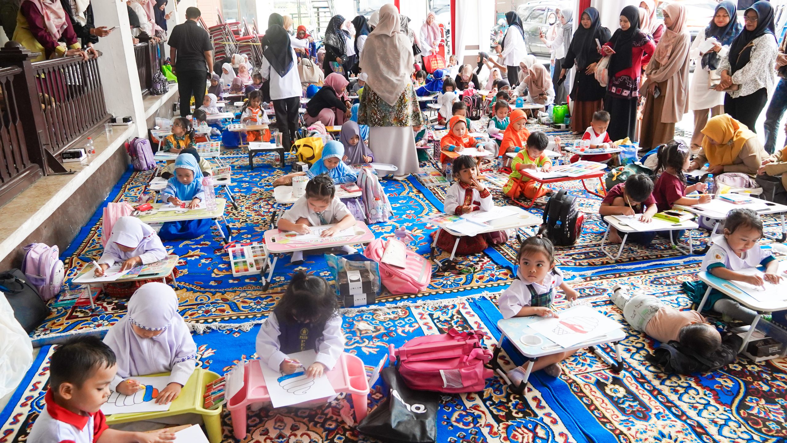 Lomba Mewarna Meriahkan HUT ke-499 Banjarmasin, Ratusan Anak Tunjukkan Kreativitas