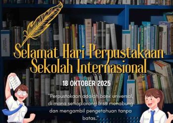 Dispersip Kalsel Ajak Pelajar Cintai Perpustakaan di Momen Hari Perpustakaan Sekolah Internasional