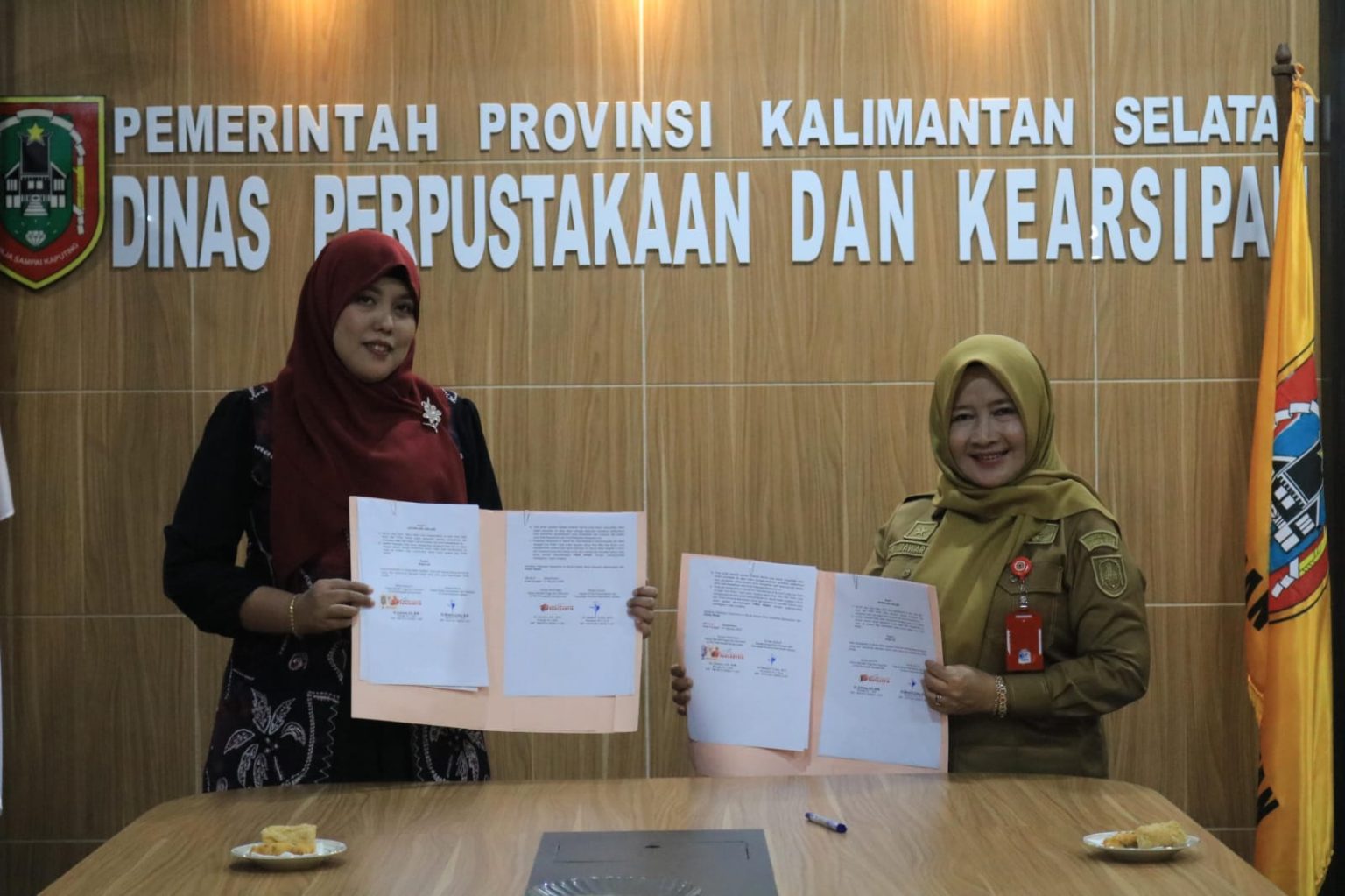 Dispersip Kalsel dan STIE Pancasetia Jalin Kerja Sama Tingkatkan Literasi dan Mutu Pendidikan