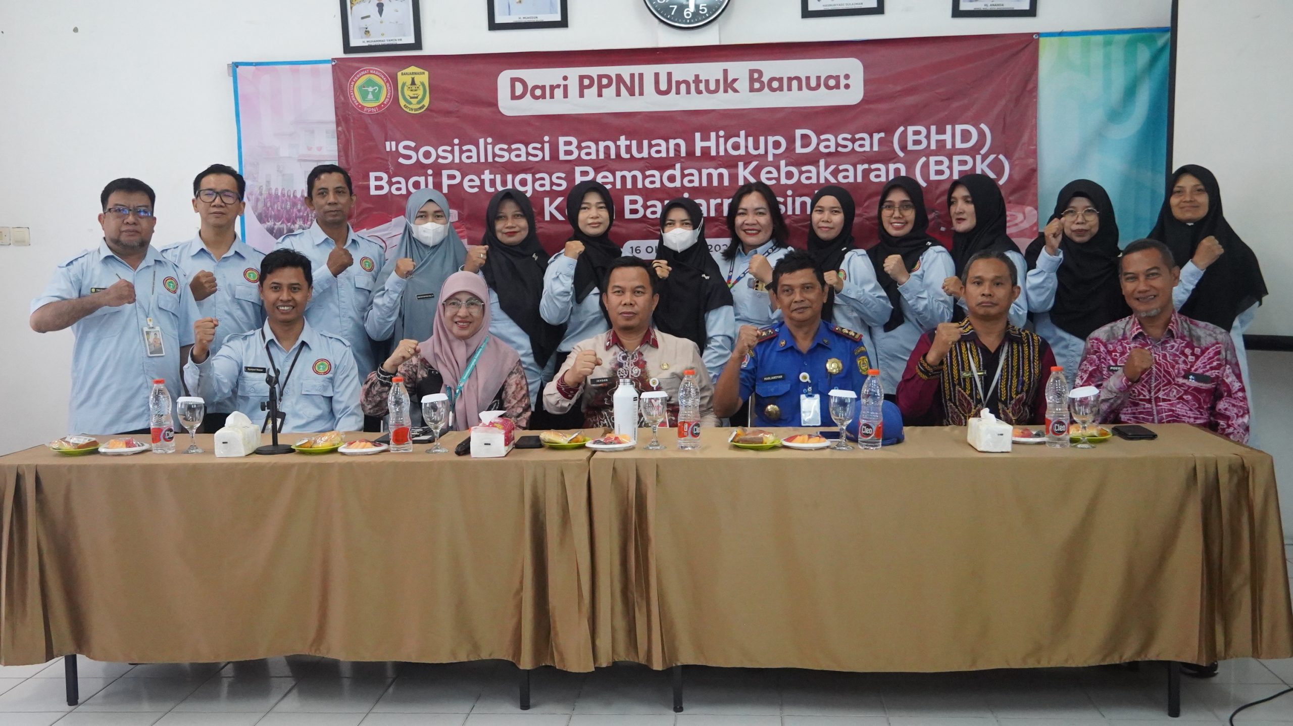 Sekda Banjarmasin Buka Sosialisasi Bantuan Hidup Dasar bagi Petugas Pemadam Kebakaran