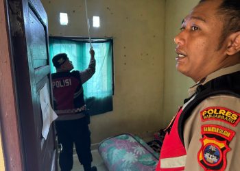 Resah karena Laba-laba, Warga Lapor Lewat Aplikasi Cangkal Polres Banjarbaru dan Langsung Ditindaklanjuti