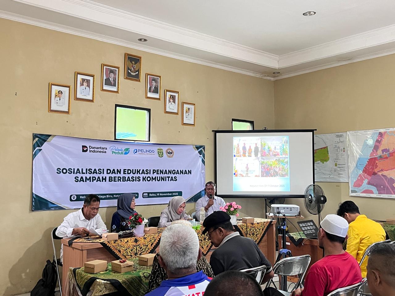 Perkuat Kader Lingkungan, ULM dan Pelindo Terminal Petikemas Gelar Sosialisasi Penanganan Sampah di Telaga Biru