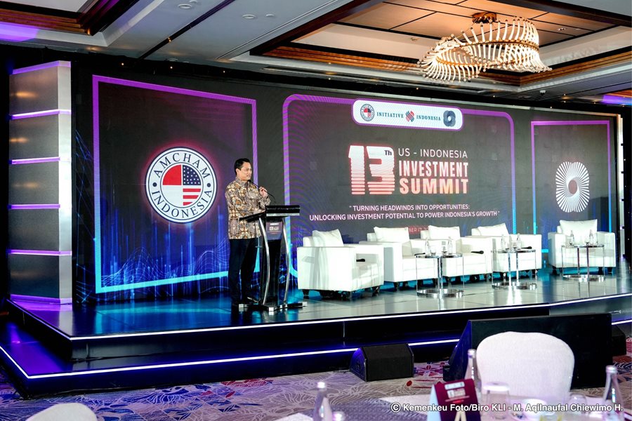 Wamenkeu Thomas Paparkan Reformasi Ekonomi dan Iklim Investasi Indonesia di Hadapan AmCham