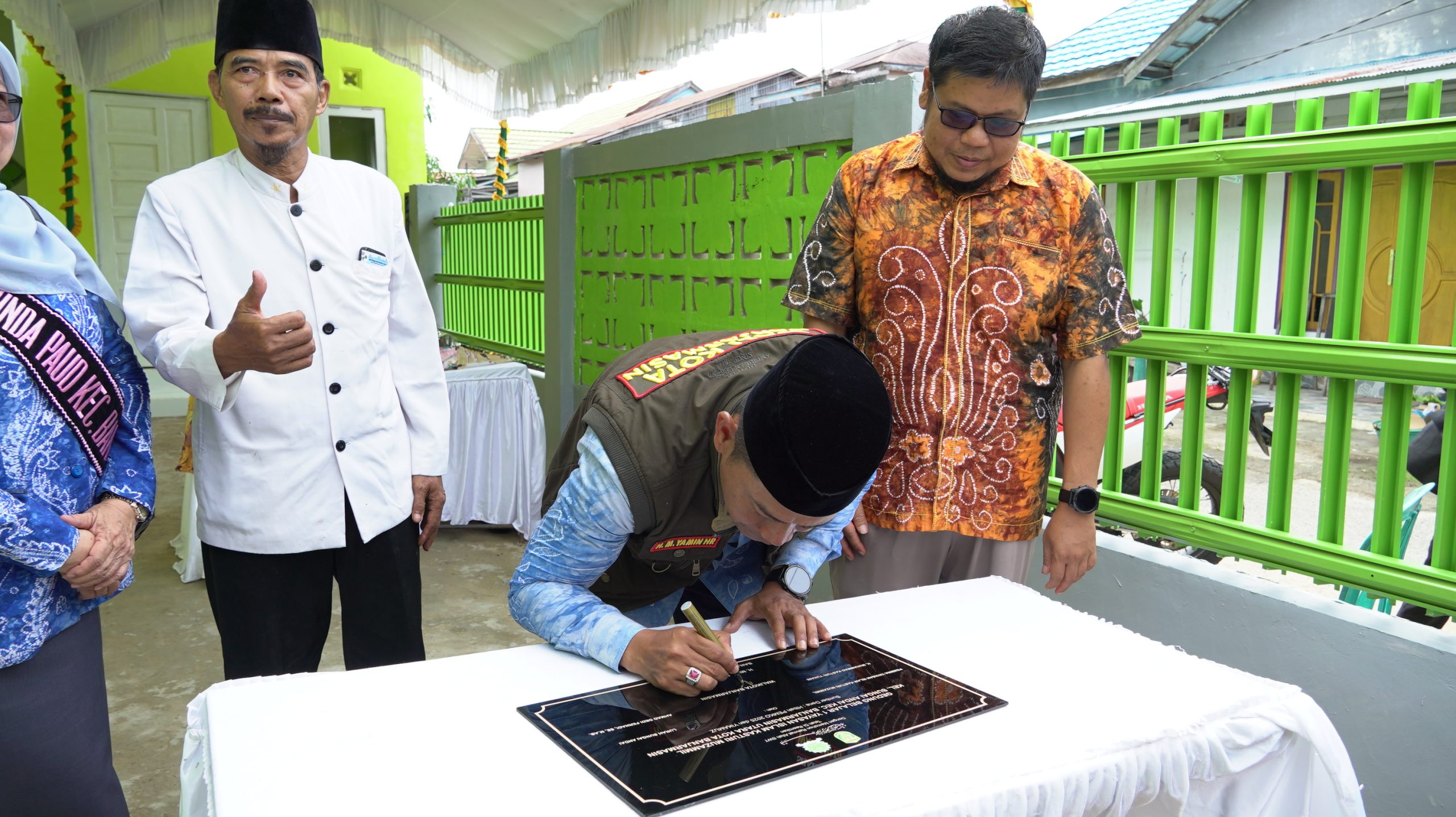 Wali Kota Banjarmasin Resmikan Gedung Belajar Yayasan Islam Kasturi Muzammil