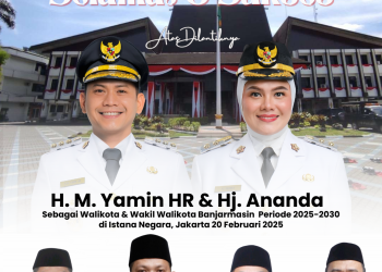 DPRD Kota Banjarmasin mengucapkan Selamat & Sukses Atas Dilantiknya Walikota dan Wakil Walikota Banjarmasin