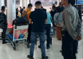 Satpamobvit Polresta Palangka Raya Perketat Pengamanan Bandara Tjilik Riwut Jelang Mudik Lebaran