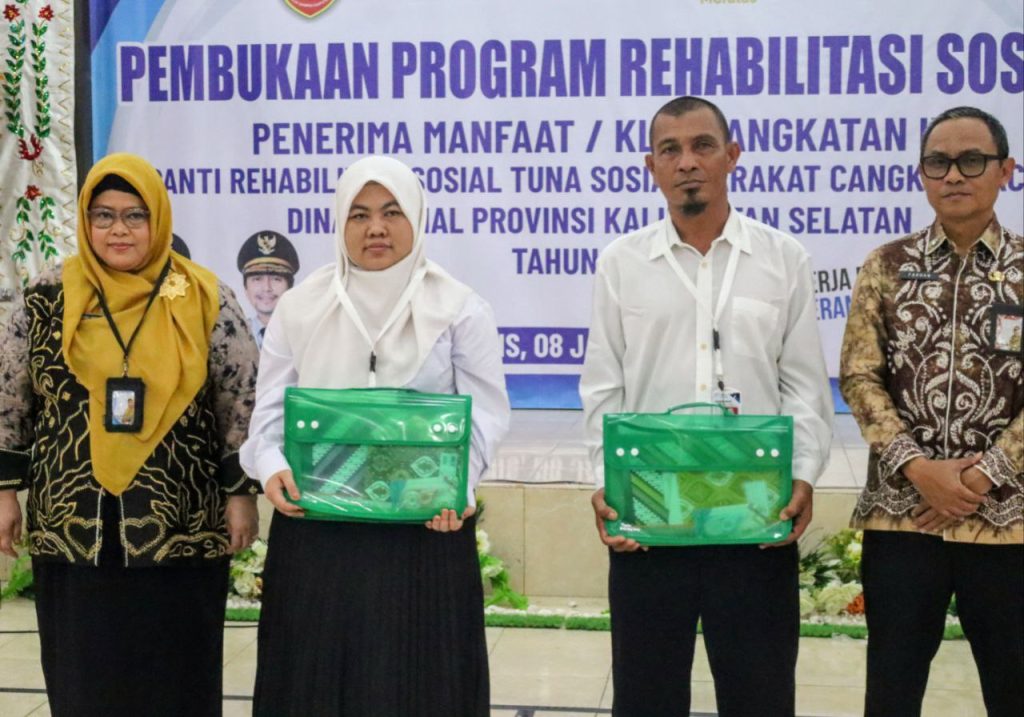 Dinsos Kalsel Buka Program Rehabilitasi Sosial PRSTS Barakat Cangkal Bacari Angkatan IX Tahun 2026