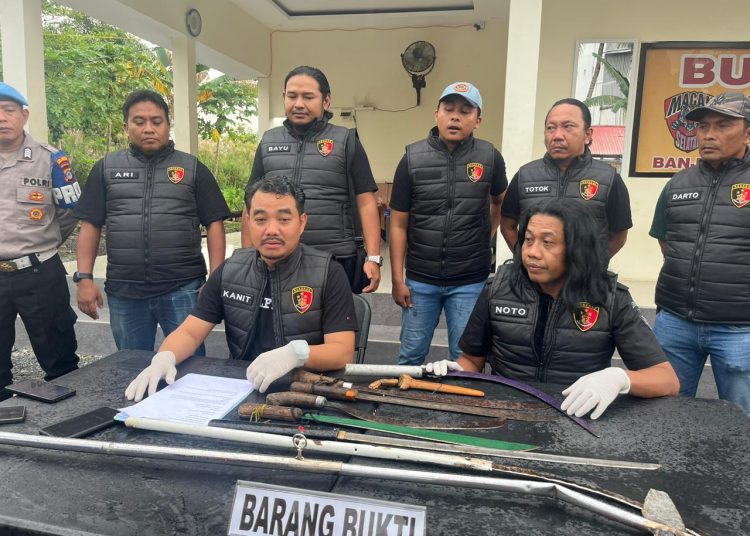 Patroli Dini Hari, Polisi Gagalkan Dugaan Tawuran Libatkan 16 Remaja di Banjarmasin Selatan