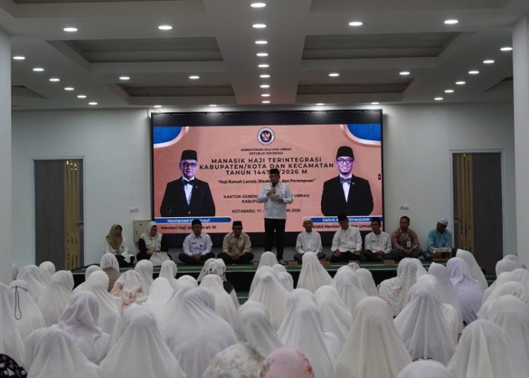 Pemkab Kotabaru Fokuskan Kesiapan Spiritual dan Disiplin Jemaah Lewat Manasik Haji Terintegrasi