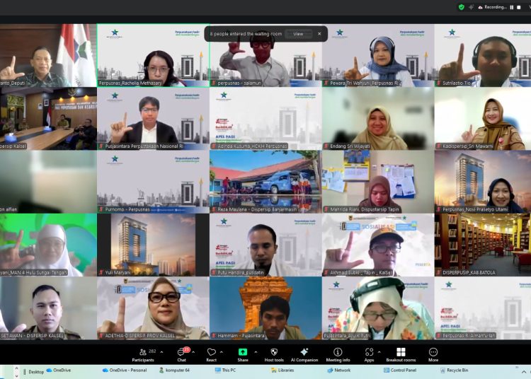 Dispersip Kalsel Gelar Sosialisasi Koleksi Digital Perpusnas dan Aplikasi i-Kalsel
