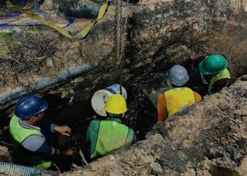 Lokasi Kebocoran Pipa PAM Bandarmasih Ditemukan, Proses Perbaikan Masih Berlangsung