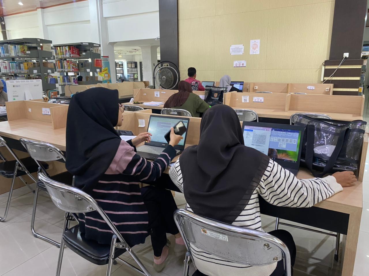Pasca Lebaran, Kunjungan Pemustaka di Perpustakaan Palnam Meningkat
