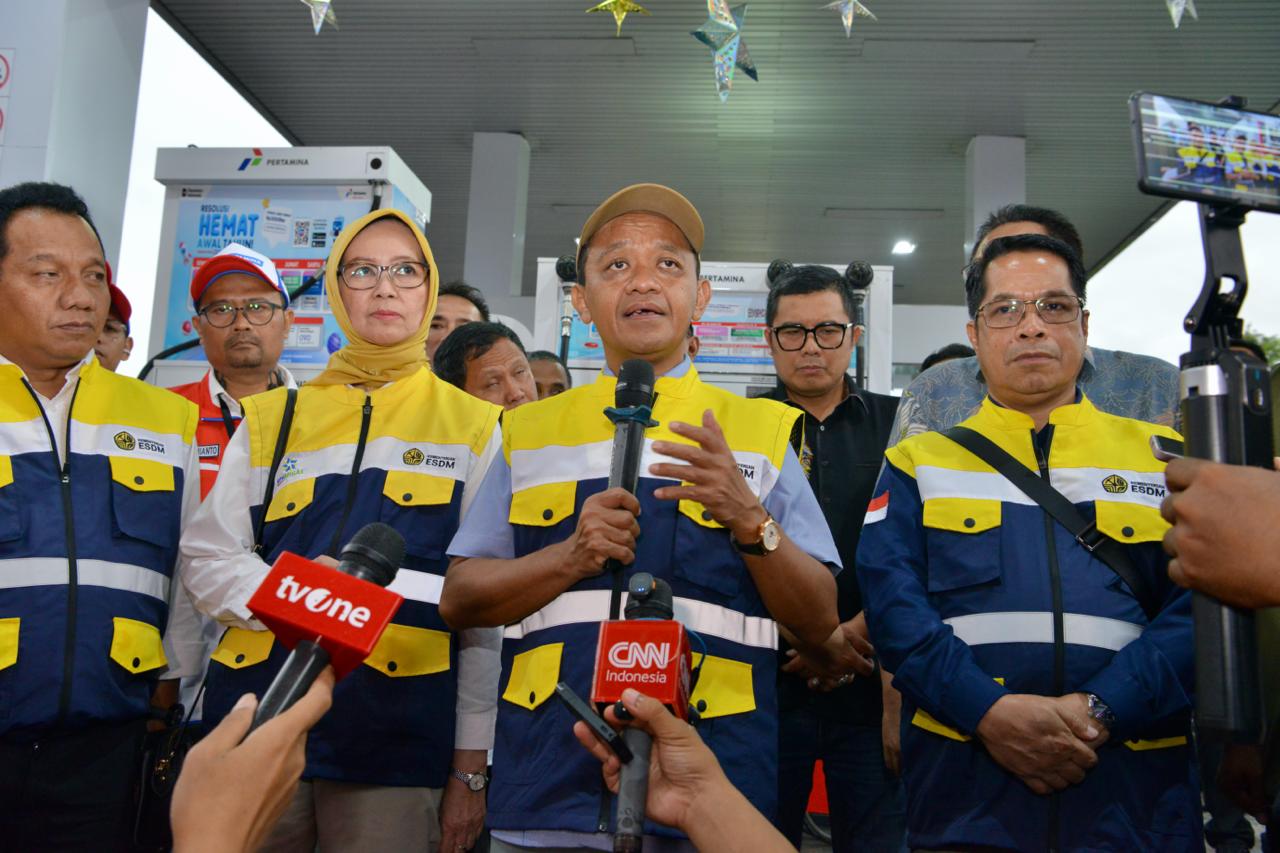 Pantau SPBU, Bahlil Lahadalia Pastikan Energi Nasional Terkendali