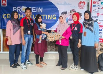 Dukung Penurunan Stunting, Alfamidi Salurkan 60 Butir Telur per Bulan untuk Warga