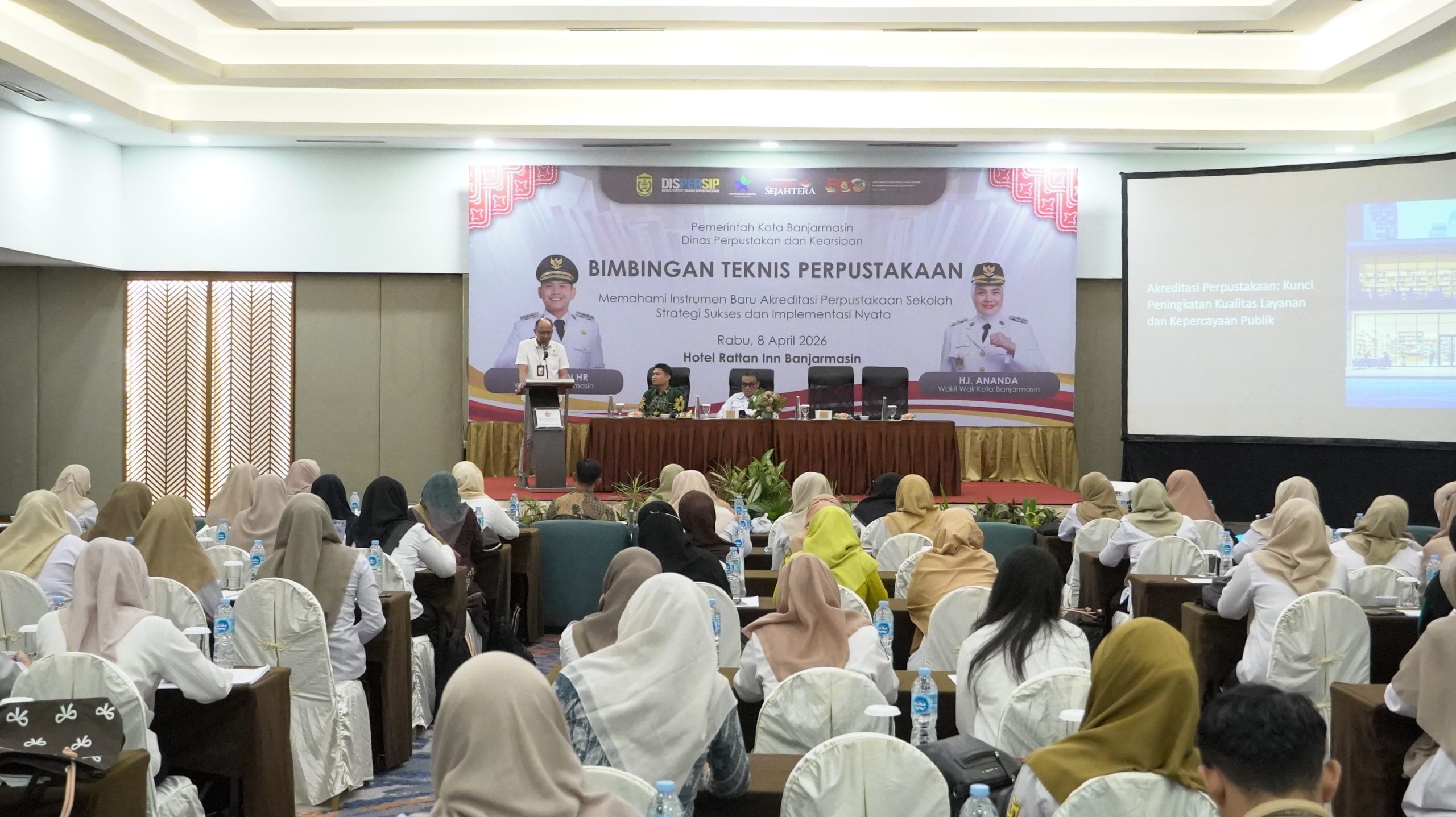 150 Pengelola Perpustakaan Ikuti Bimtek Dispersip Banjarmasin, Siap Hadapi Instrumen Akreditasi Baru