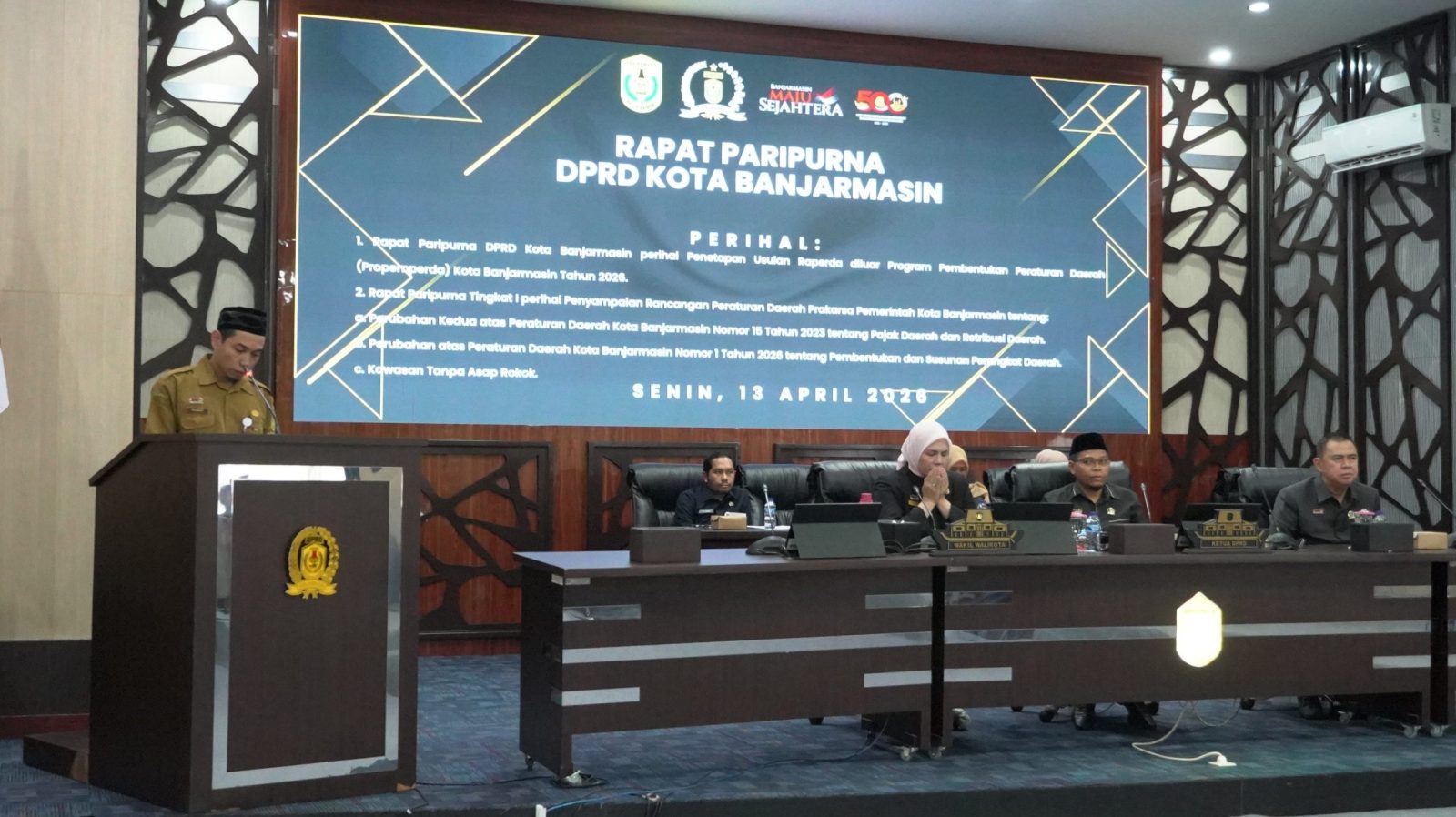 Kemandirian Fiskal hingga Kesehatan Warga, Tiga Raperda Ini Jadi Fokus Pemko Banjarmasin