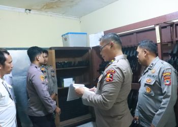 Pengawasan Diperketat, Senpi Personel Polresta Banjarmasin Lolos Uji Disiplin