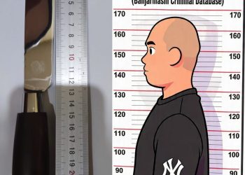 Keributan di Parkiran Stadion, Polisi Amankan Pria Bawa Senjata Tajam