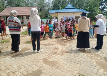 BPBD Balangan Gelar Trauma Healing “Pulihkan Senyum Balangan” untuk Warga Terdampak Banjir