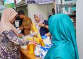 Disperindag Balangan Gelar Pasar Murah di Mantuyan, Bantu Warga Dapatkan Sembako Murah