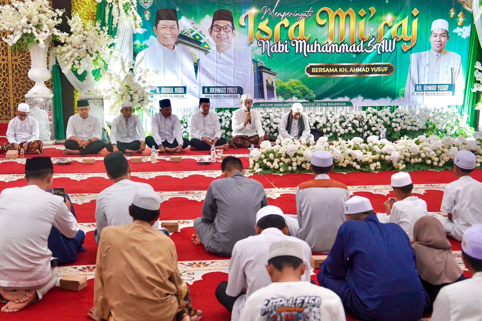 Wabup Balangan Ajak Masyarakat Jadikan Isra Mikraj Momentum Perbaiki Salat dan Akhlak