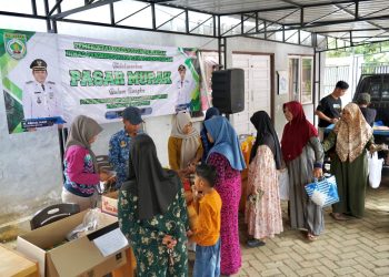 Disperindag Balangan Gelar Pasar Murah di Desa Jimamun untuk Kendalikan Inflasi
