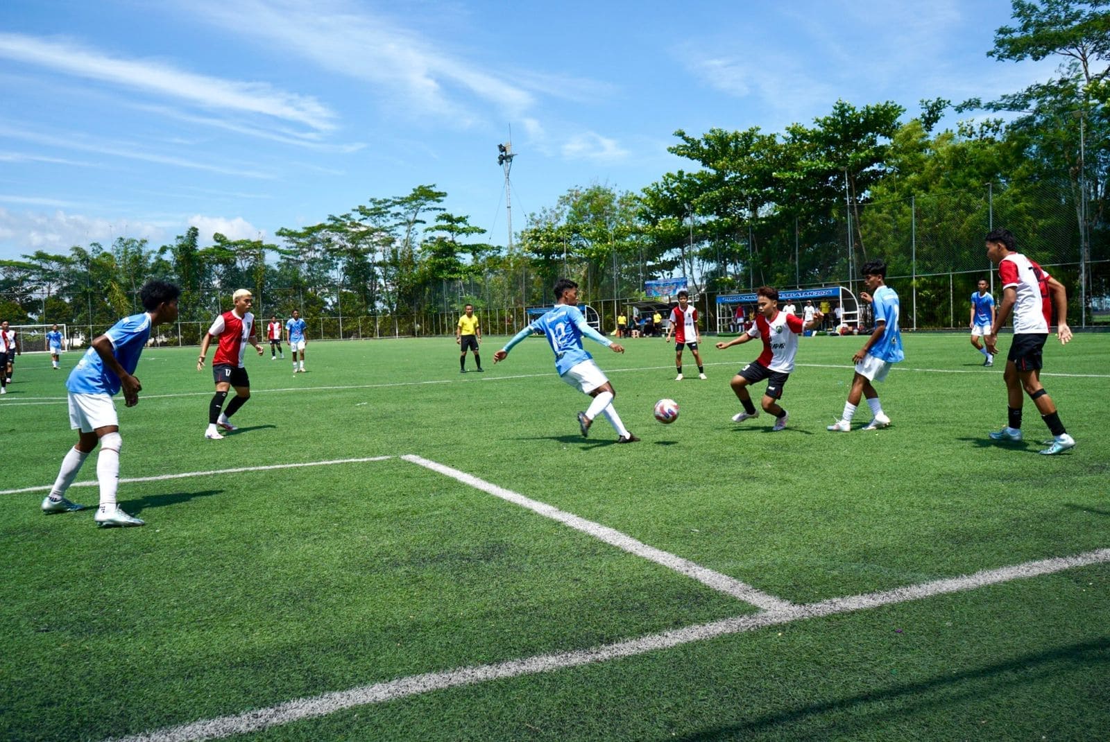 Tim Sepak Bola Pelajar Balangan Tampil Impresif di POPDA Kalsel 2026