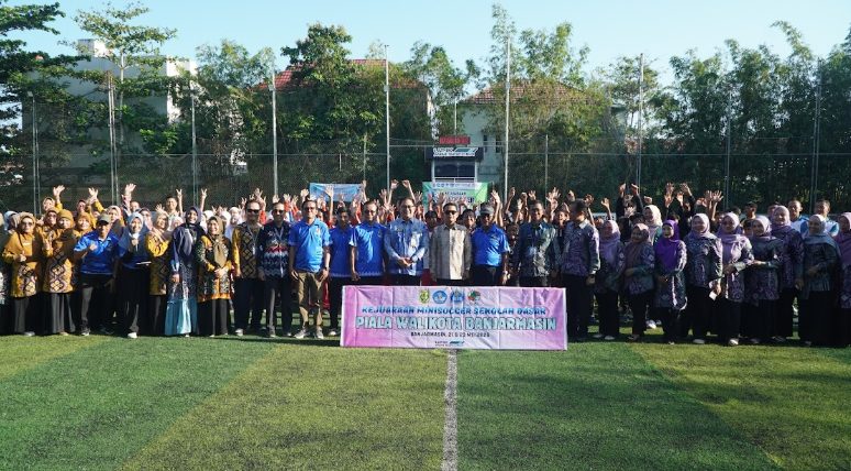 Mini Soccer Jadi Sarana Pembinaan Mental dan Disiplin Pelajar di Banjarmasin