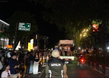 Tradisi Takbir Keliling Hidup Kembali, Warga Padati Ruas Jalan Kota Banjarmasin