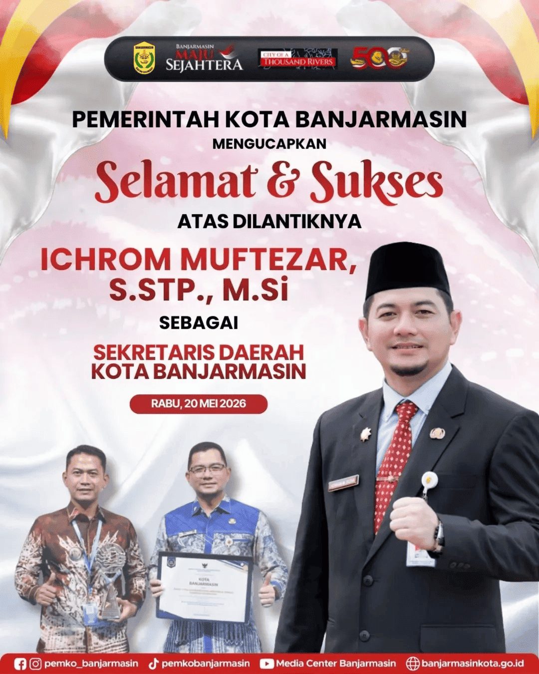 Selamat dan Sukses atas dilantiknya Bapak Ichrom Muftezar, S.STP., M.Si sebagai Sekretaris Daer (1) (1) Selamat dan Sukses atas dilantiknya Bapak Ichrom Muftezar, S.STP., M.Si sebagai Sekretaris Daer (1) (1)