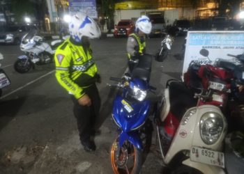 Polresta Banjarmasin Amankan 25 Motor Balap Liar, Pelaku Ditilang 3 Bulan