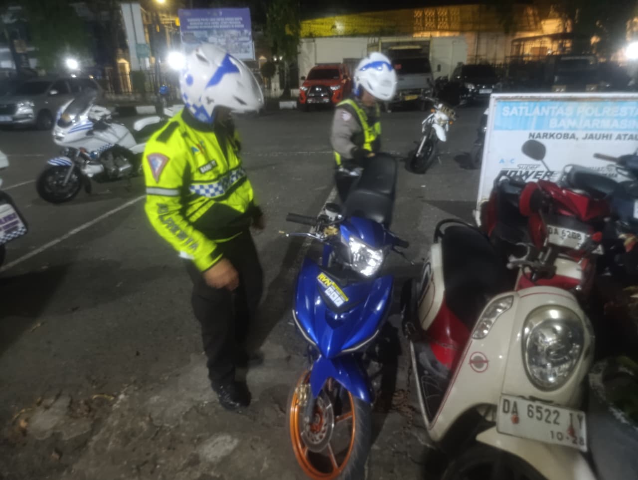 Polresta Banjarmasin Amankan 25 Motor Balap Liar, Pelaku Ditilang 3 Bulan
