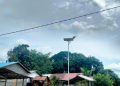 Dishub Balangan Pasang Ratusan Lampu PJU, Akses Menuju Desa Uren Kini Lebih Terang