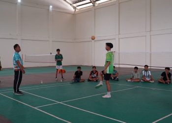 Disporapar Balangan Gelar Seleksi Atlet Sepak Takraw untuk POPDA 2026