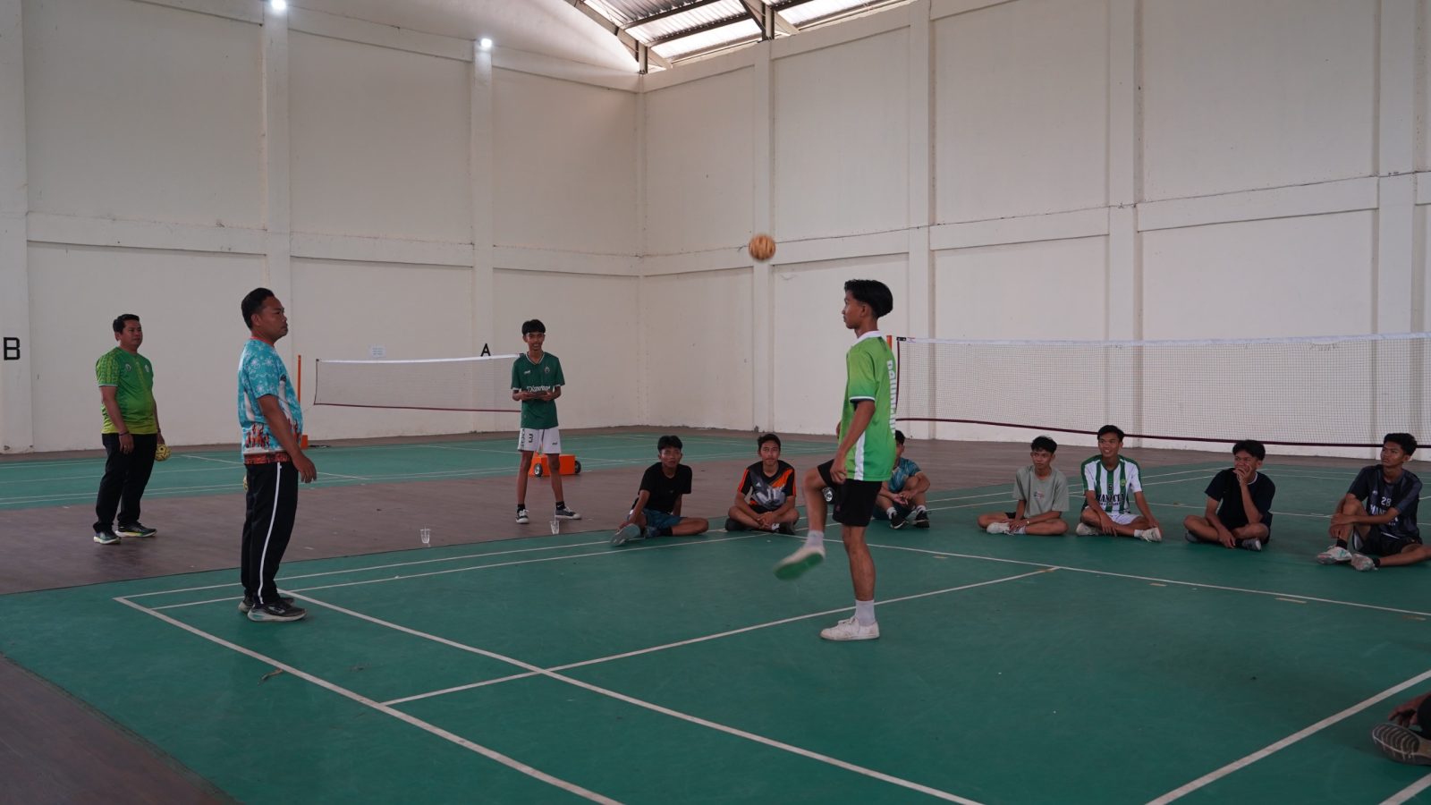 Disporapar Balangan Gelar Seleksi Atlet Sepak Takraw untuk POPDA 2026