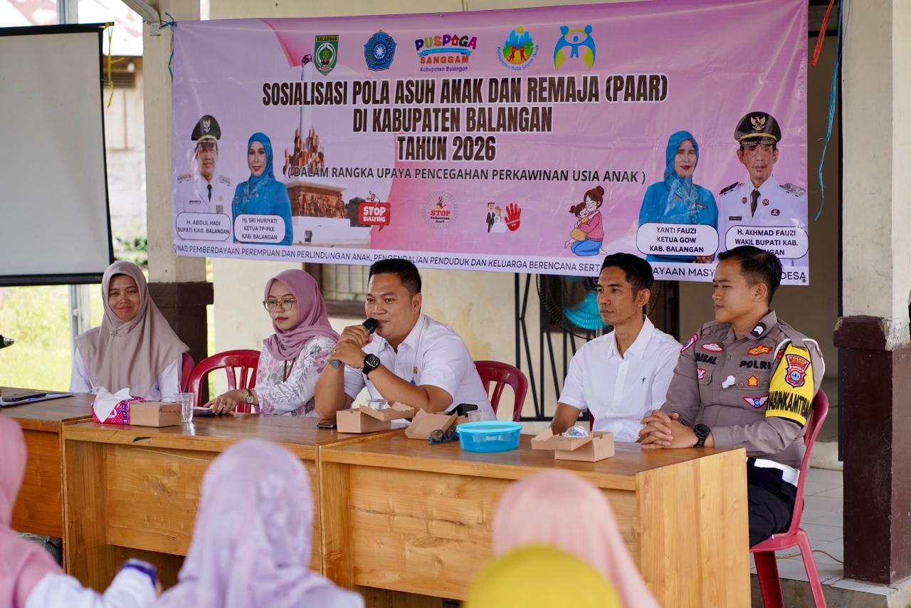 DP3A P2KB PMD Balangan Sosialisasikan Pola Asuh untuk Cegah Perkawinan Usia Anak