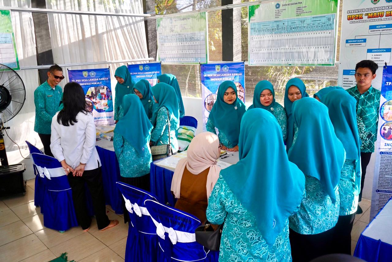 Desa Lamida Bawah Jadi Lokus Penilaian TPK2D Kabupaten Balangan