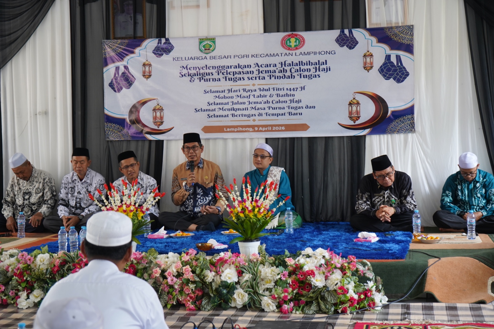 Wabup Balangan Tekankan Pentingnya Kebersamaan pada Halalbihalal PGRI Lampihong