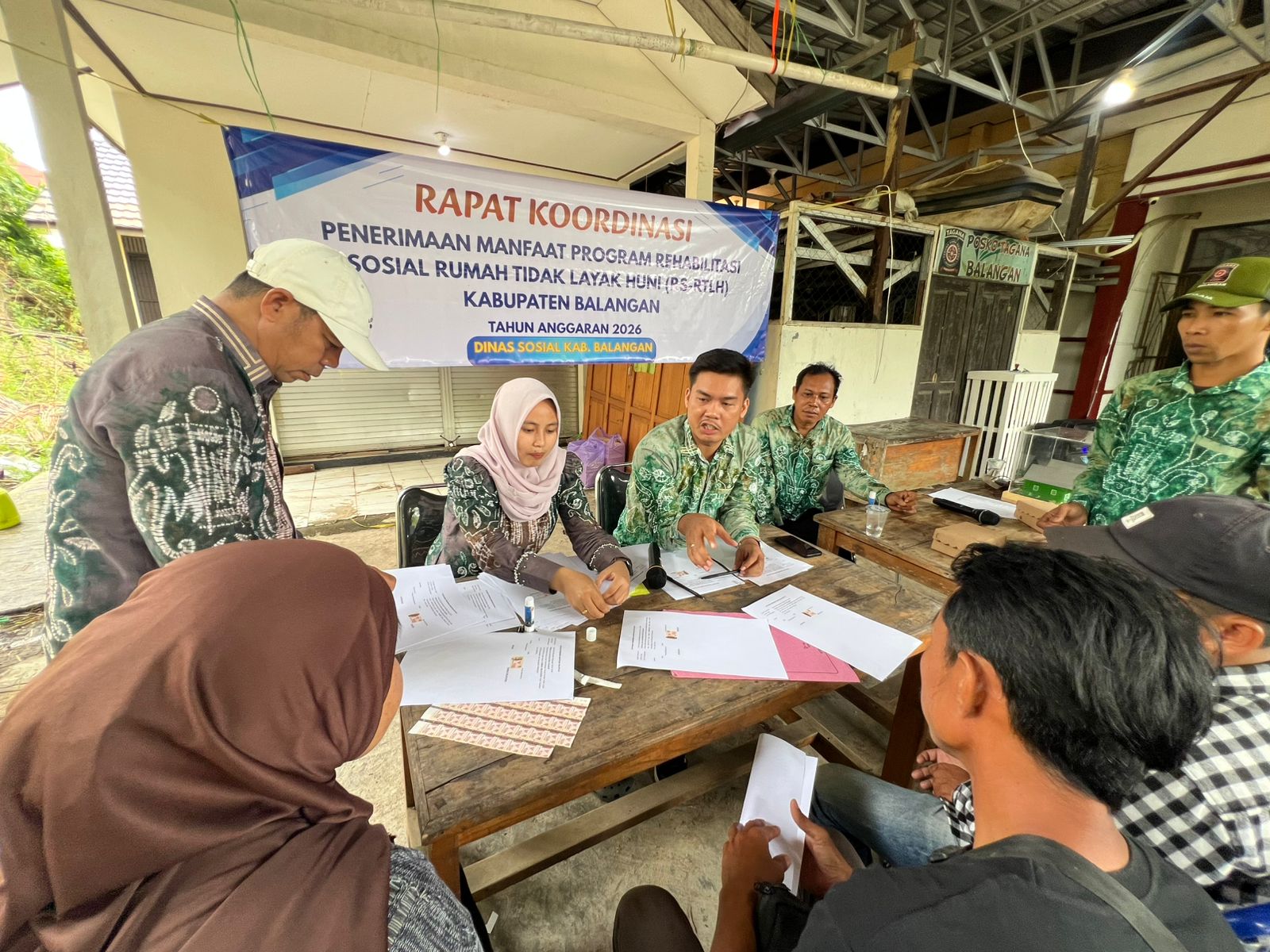 Dinsos Balangan Koordinasikan Program Rumah Tidak Layak Huni Tahun 2026