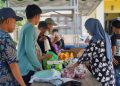 Disperindag Balangan Gelar Pasar Murah di Desa Pelajau