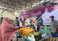 Disperindag Balangan Gelar Pasar Murah Ramadan di Desa Batu Merah