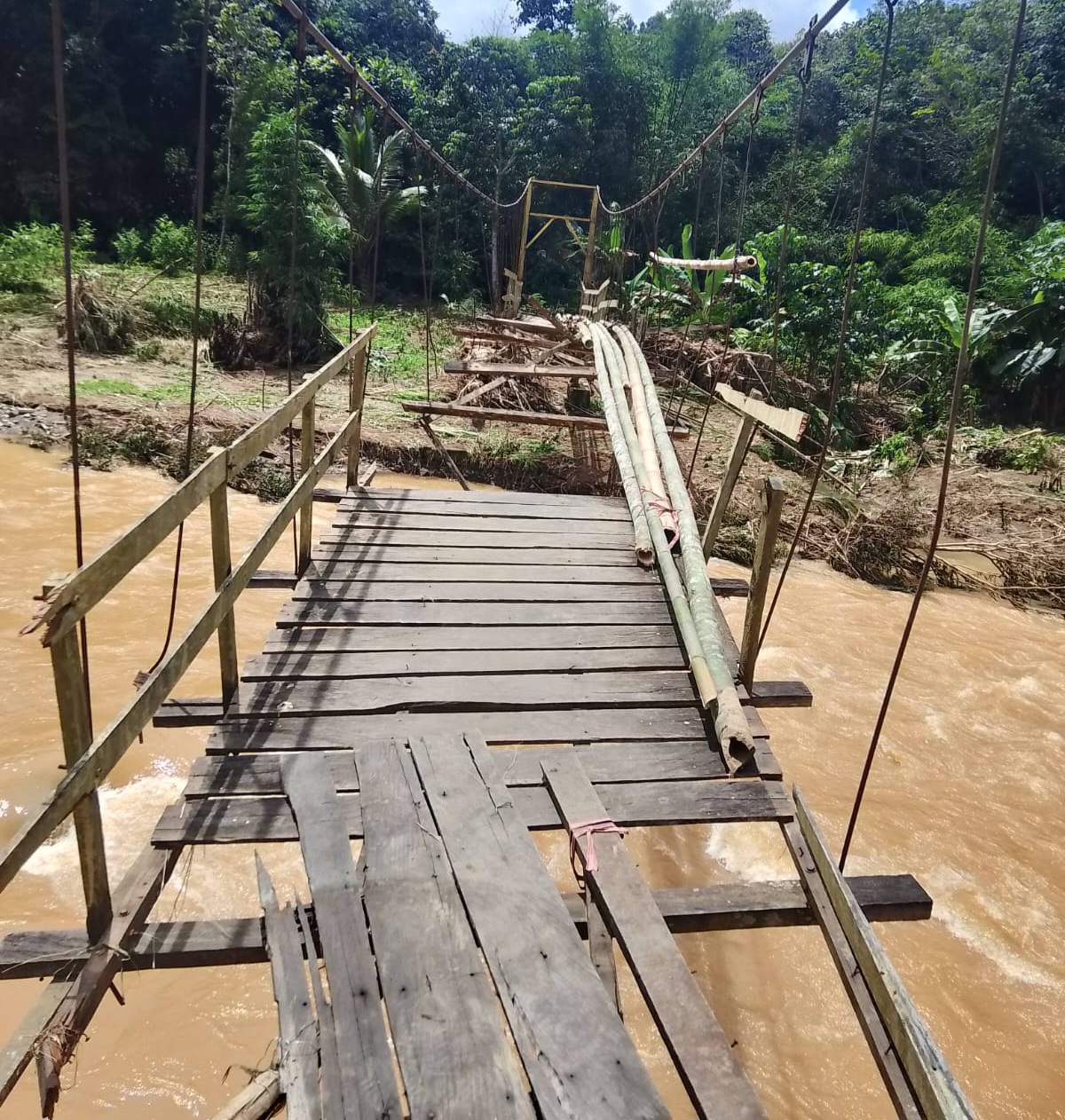 Pemkab Balangan Percepat Perbaikan Jembatan Terdampak Banjir di Tebing Tinggi