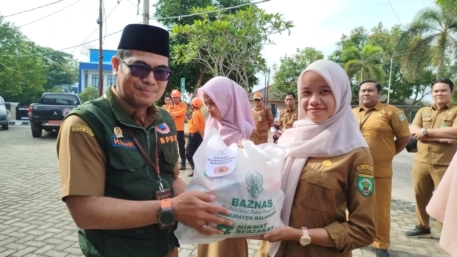 BPBD Balangan Dukung Penyaluran Paket Ramadan Bahagia dari Baznas